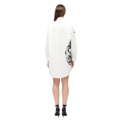 THE PRINTED COTTON POPLIN DRESS